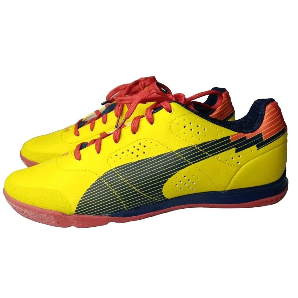 PUMA Evospeed 1 Sala Soccer Shoes Women's Size 7 Yellow ~Black